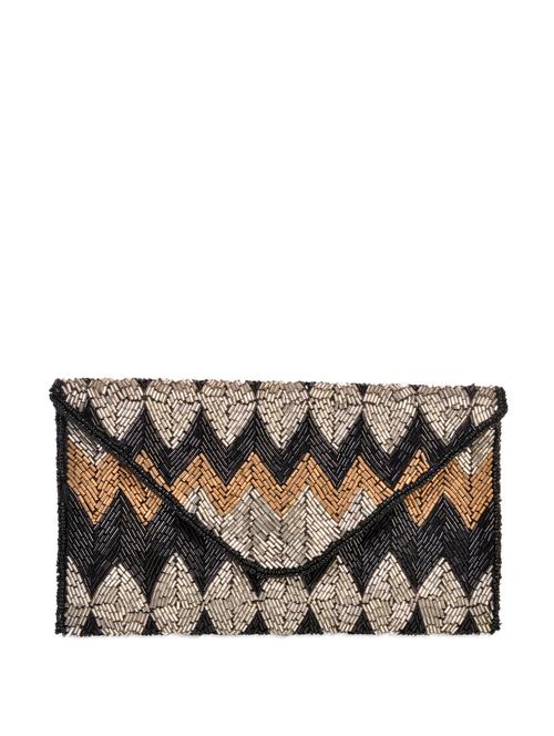 Beads Embellished Multi-coloured Clutch - 899380 - Very Small Image - 1