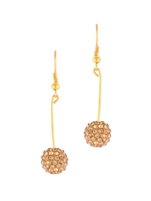 hanging diamond ball earrings - 901168 - Very Small Image - 1