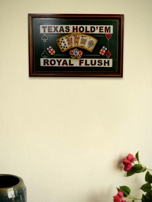 texas hold 'em' 3d wall sign - 902620 - Very Small Image - 1