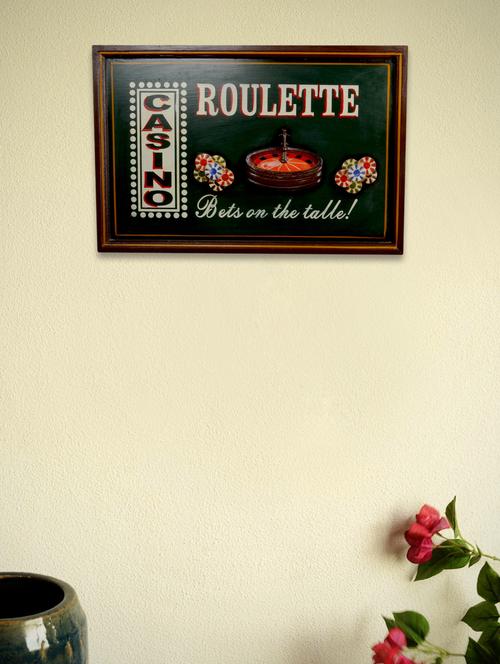 casino roulette' 3d effect wall sign - 902621 - Very Small Image - 1