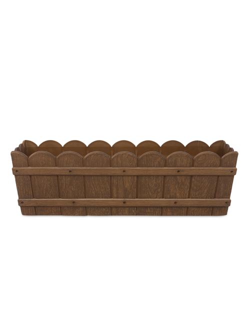 brown wooden texture window box planter - 903899 - Very Small Image - 1