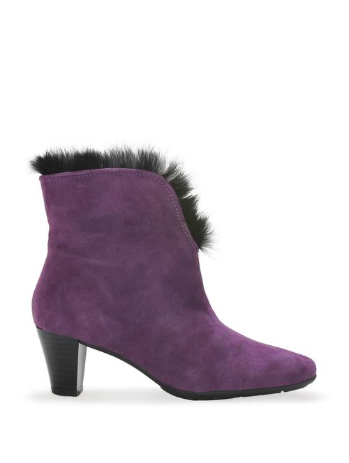 purple suede ankle boots - 904486 - Very Small Image - 1