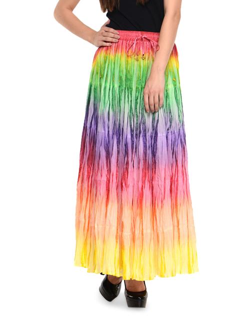 multicoloured long skirt - 904510 - Very Small Image - 1