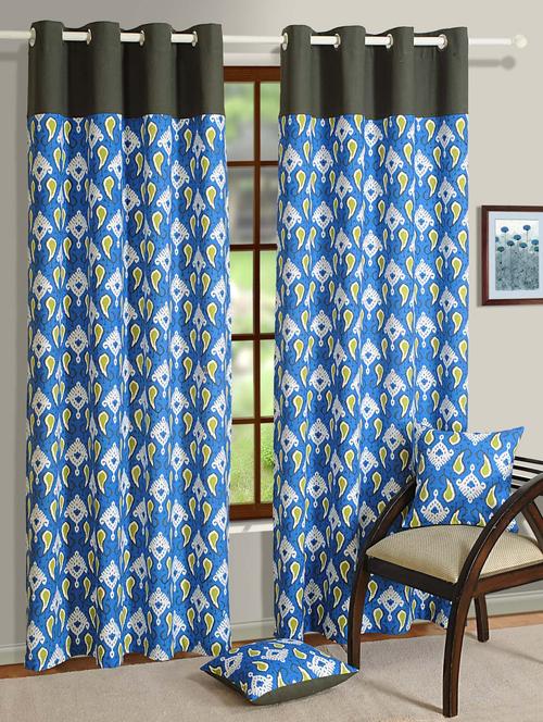 kasuri door curtain - 906829 - Very Small Image - 1