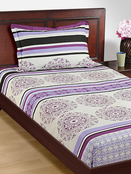 floral single bed sheet set - 906836 - Very Small Image - 1