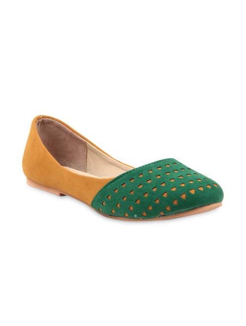 Heart Cut Work Toe Ballerinas - 907558 - Very Small Image - 1
