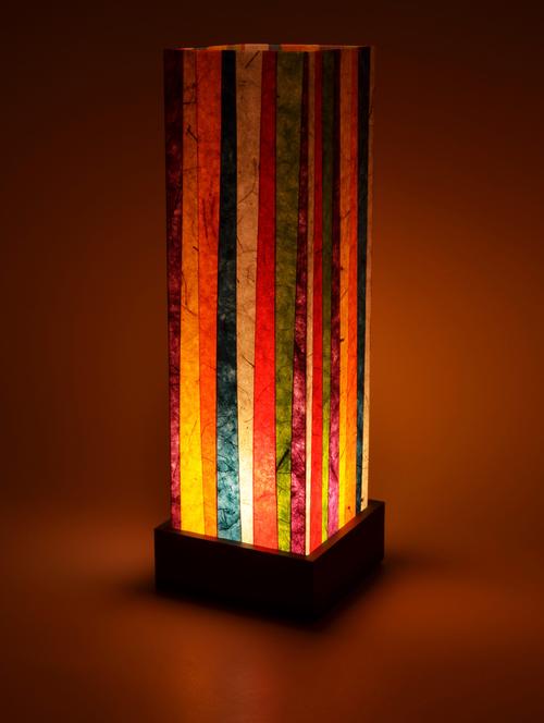 colourful striped table lamp - 909536 - Very Small Image - 1