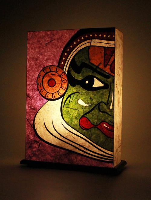 kathakali mask table lamp - 909698 - Very Small Image - 1