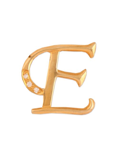 sterling silver 'e' alphabet pendant - 910553 - Very Small Image - 1