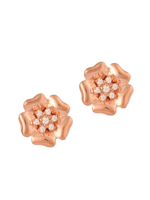 elegant floral studs - 910834 - Very Small Image - 1