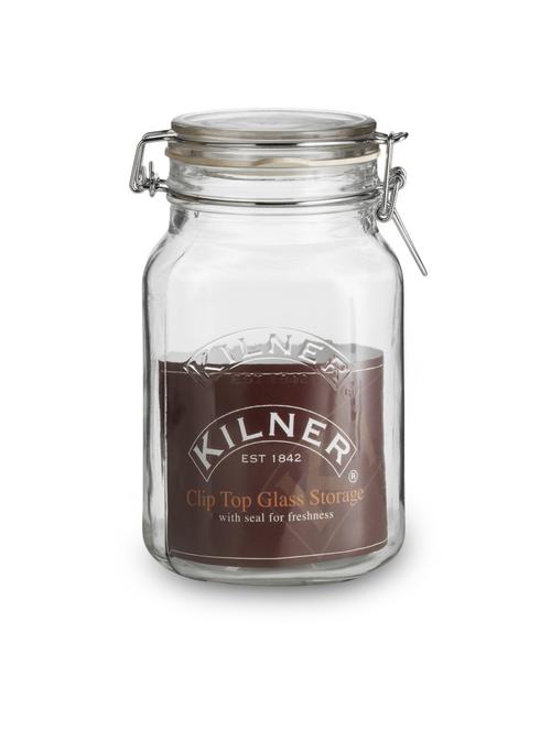 kilner cliptop jar-square 1.5 litre - 912722 - Very Small Image - 1