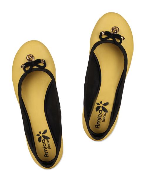 peppy yellow flat ballerinas - 914778 - Very Small Image - 1