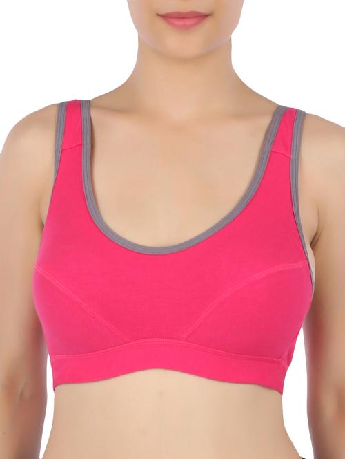 pink and grey polyamide bra - 920639 - Very Small Image - 1