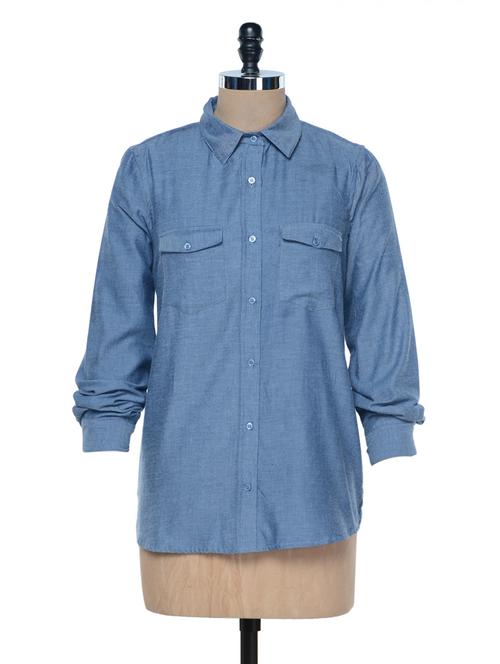blue chambray shirt - 922186 - Very Small Image - 1