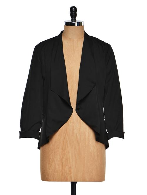 chic black polyester shrug - 922211 - Very Small Image - 1