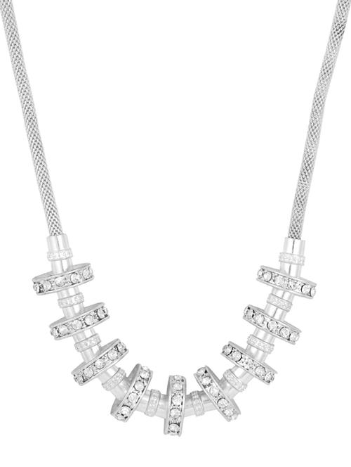 crystal embellished silver neckpiece - 923560 - Very Small Image - 1