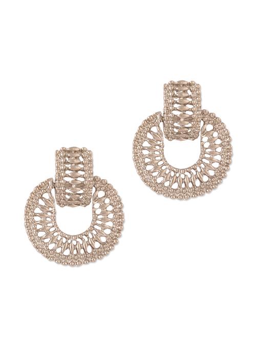 intricately crafted silver earrings - 923587 - Very Small Image - 1