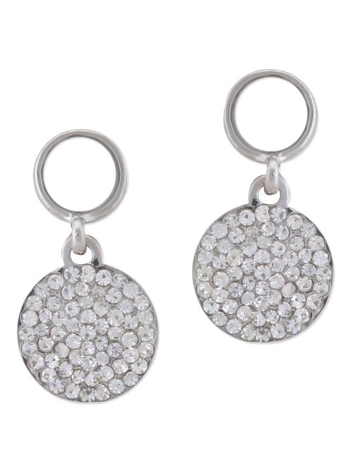 white round earrings - 925277 - Very Small Image - 1