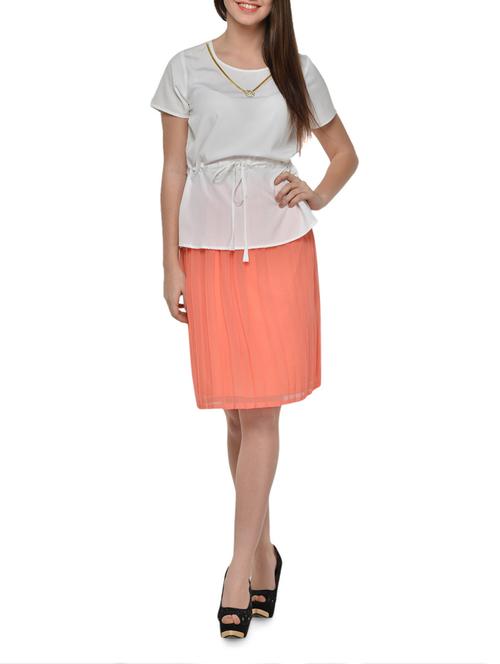 ivory and peach top and skirt - 926468 - Very Small Image - 1