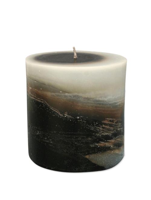 black waves decorative candle - 927588 - Very Small Image - 1