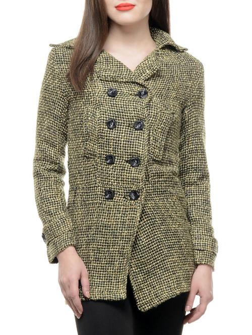 trendy green trench coat - 929132 - Very Small Image - 1