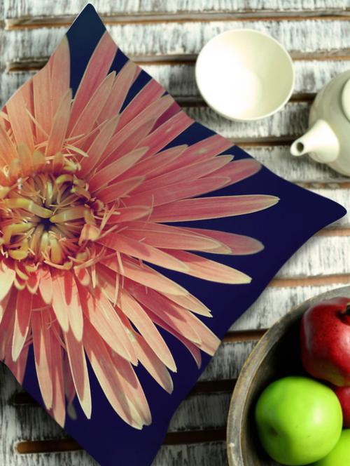 flower art cushion cover - 930142 - Very Small Image - 1