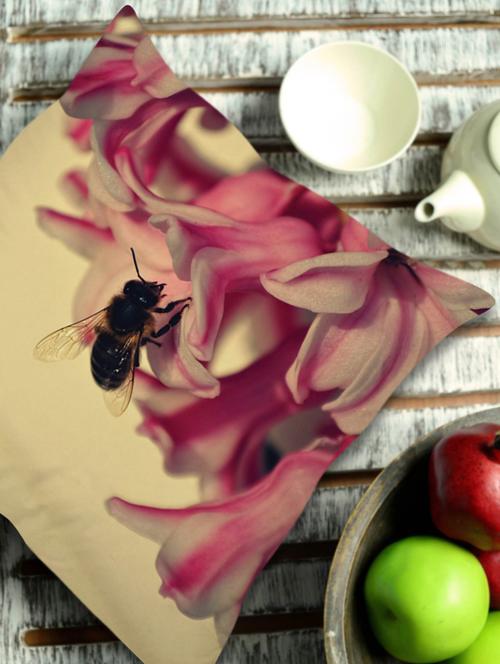 honey bee cushion cover - 930210 - Very Small Image - 1