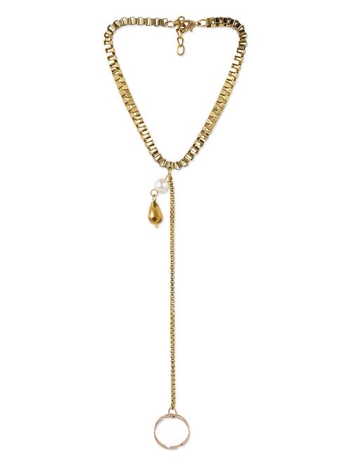 trendy pearl drop toe ring anklet - 932993 - Very Small Image - 1