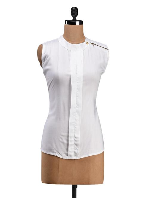 plain solid rayon top - 934304 - Very Small Image - 1
