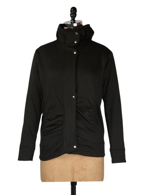 solid black fleece jacket - 934593 - Very Small Image - 1