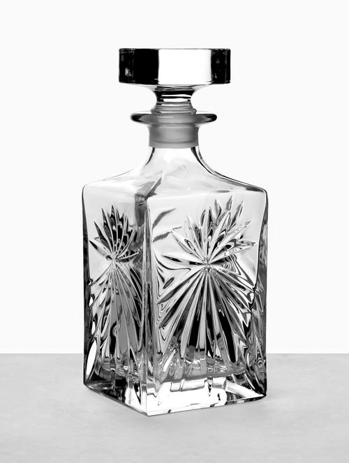classic clear glass decanter - 935332 - Very Small Image - 1