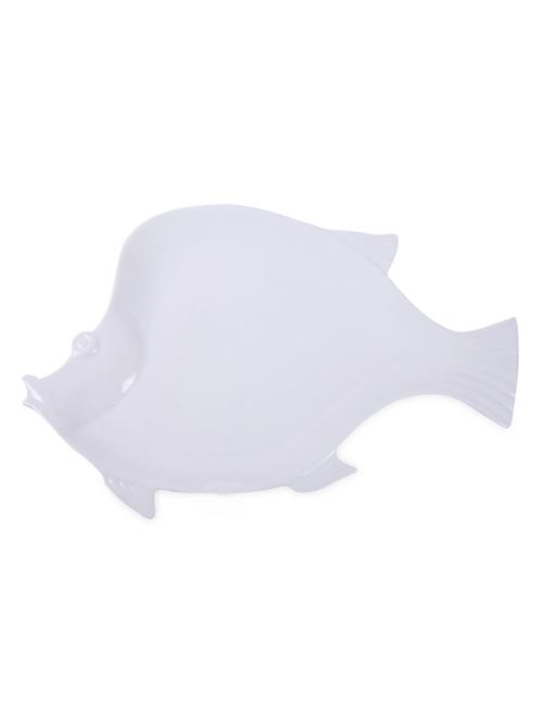 white fish patterned plate - 935452 - Very Small Image - 1