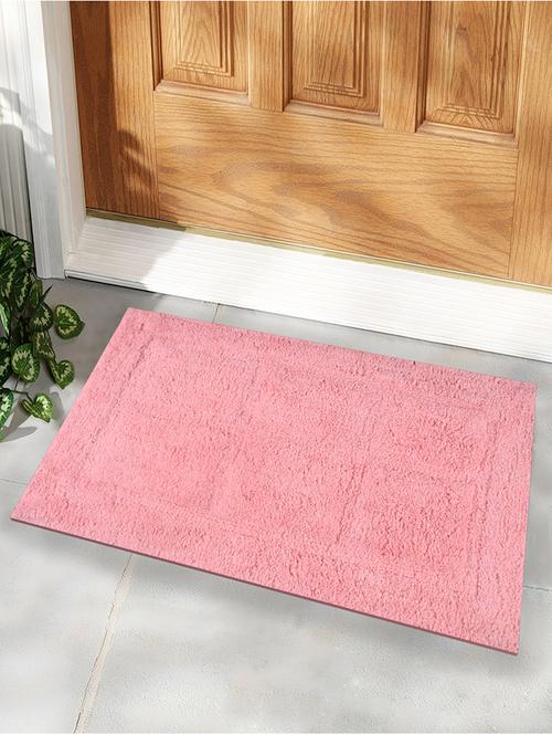 pink rectangles-in-rectangle pattern bath rug - 939354 - Very Small Image - 1