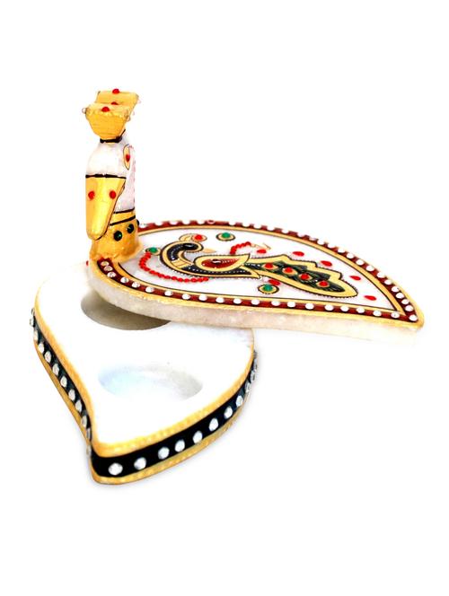 marble peacock chopra with peacock motif - 940032 - Very Small Image - 1