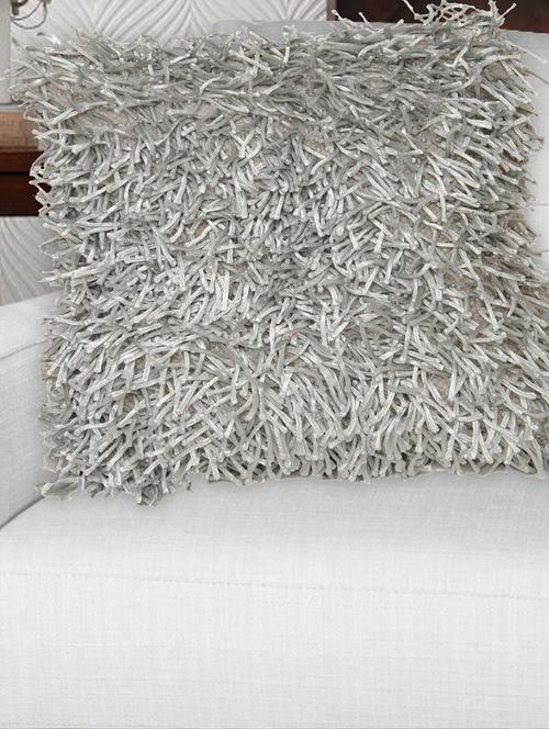 textured shaggy cushion cover - 941004 - Very Small Image - 1