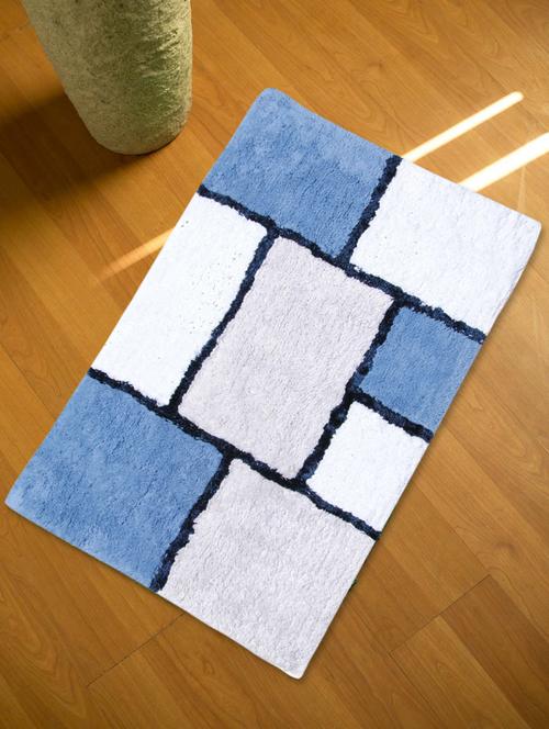 block patterned bath mat - 941075 - Very Small Image - 1