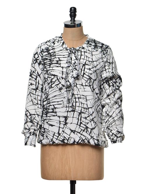 black and white necktie top - 945384 - Very Small Image - 1