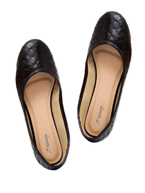 black glossy ballerinas - 946424 - Very Small Image - 1