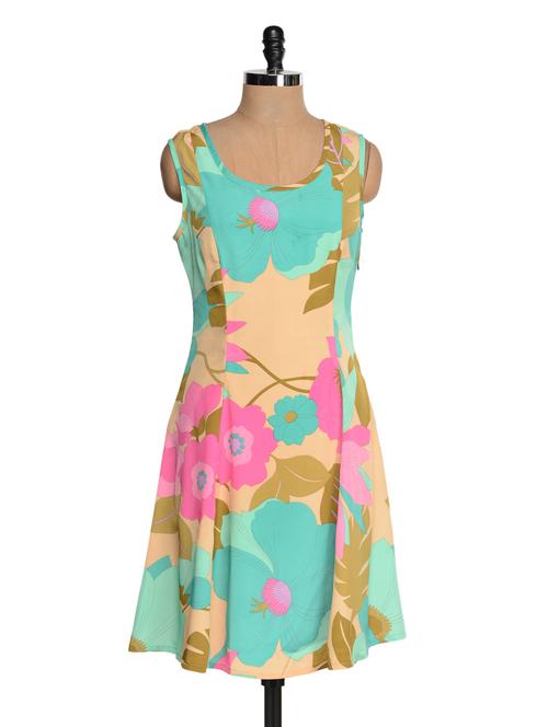 big floral print multicolor dress - 949380 - Very Small Image - 1