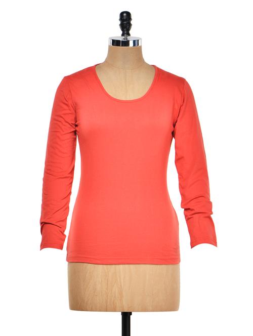 red round neck top - 950250 - Very Small Image - 1