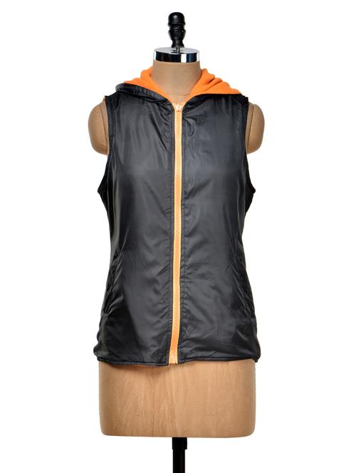 black and orange reversible jacket - 951445 - Very Small Image - 1