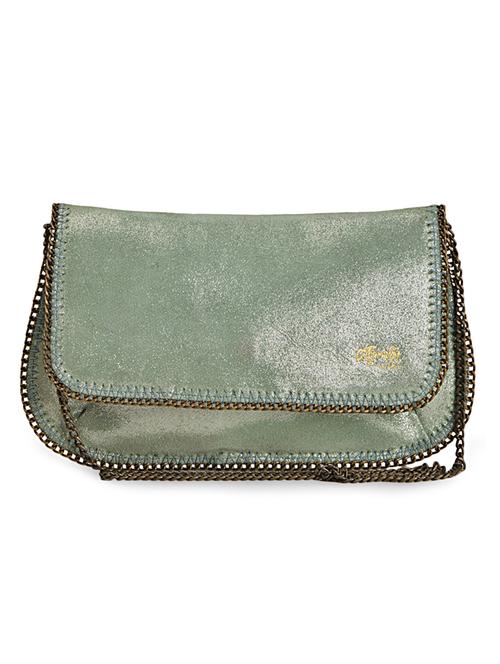 iridescent pistachio green clutch - 953821 - Very Small Image - 1