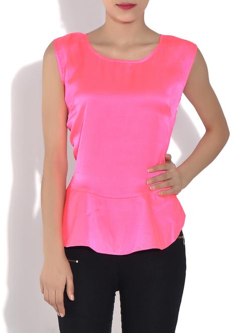 pink laced top - 9546713 - Very Small Image - 1