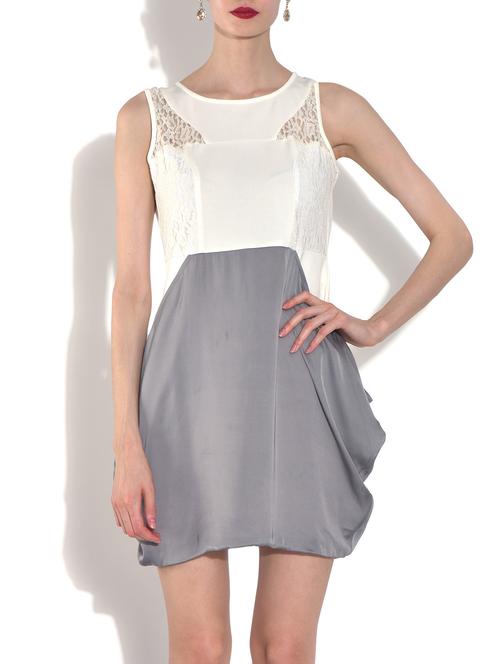 white and grey dress - 9546716 - Very Small Image - 1