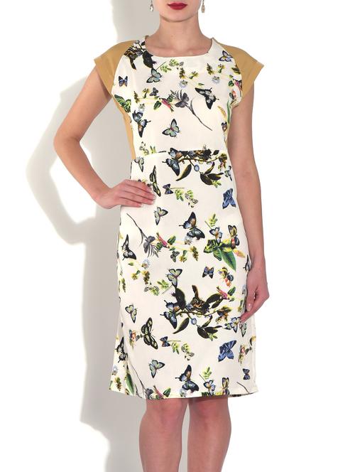 white printed dress - 9546742 - Very Small Image - 1