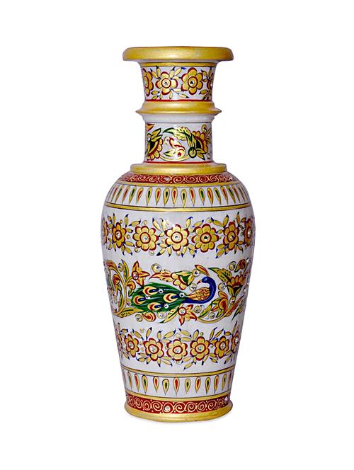 white marble flower vase - 954720 - Very Small Image - 1