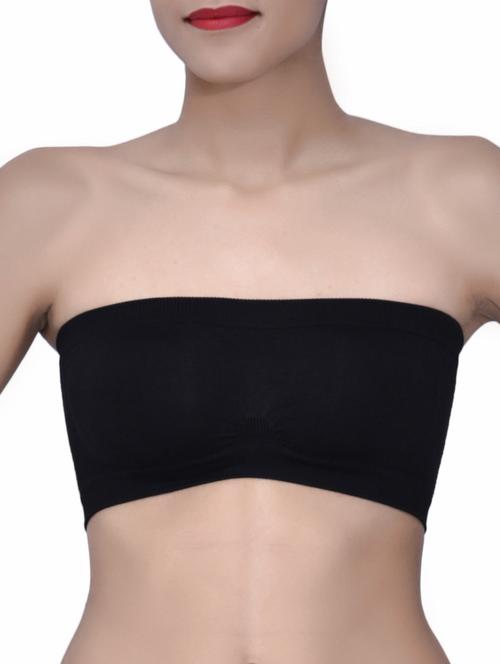 fabme black tube bra - 9547453 - Very Small Image - 1