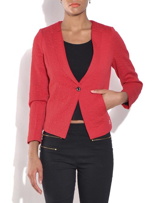 red polyester short coat - 9552985 - Very Small Image - 1