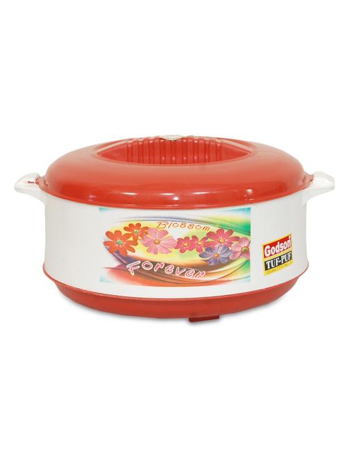 red and white polypropylene printed casserole - 9554803 - Very Small Image - 1