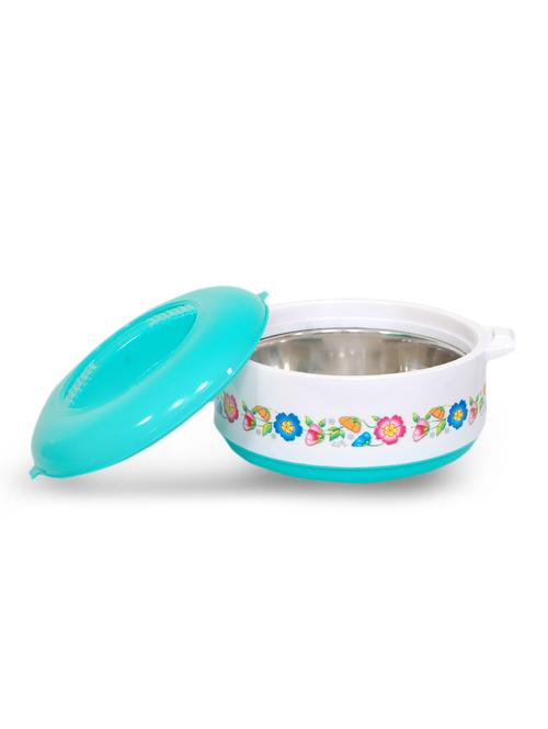 sky blue and white polypropylene printed casserole - 9554820 - Very Small Image - 1